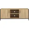Image de Meuble tv 140 cm detroit 2 portes design industriel