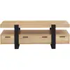 Image de Meuble tv 140 cm phoenix avec tiroirs bois et noir
