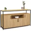 Image de Buffet 140 Cm Detroit 4 Portes Avec Niche Design Industriel