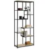 Image de Etagère Bibliothèque Asymétrique 8 Niveaux Detroit Design Industriel 161 Cm