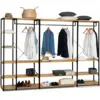 Image de Dressing Modulable Xxl Grande Capacité L. 250 Cm Detroit Design Industriel