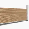 Image de Brise vue occultant 1,8 x 10 m effet claustra en bois 160 gr-m² - idmarket