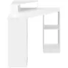 Image de Bureau d'angle harry blanc gain de place bureau informatique avec rangements