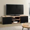 Image de ID MARKET meuble tv ELI 2 portes 113 cm multicolore à poser