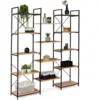 Image de Étagère Bibliothèque Trio 5 Niveaux Detroit Design Industriel 170 Cm