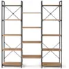 Image de Étagère bibliothèque trio 5 niveaux detroit design industriel 170 cm