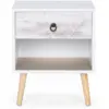 Image de Lot de 2 tables de chevet bahia 1 tiroir avec niche scandinave