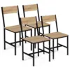 Image de Lot De 4 Chaises De Cuisine Detroit Design Industriel