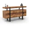 Image de Buffet 140 cm austria 4 portes pieds épingle