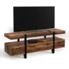 Image de Meuble Tv 140 Cm Austria Avec Tiroirs Bois Pieds Épingle