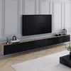 Image de ID MARKET meuble tv ELIO 3 portes 270 cm bois suspendu