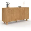Image de Buffet 160 Cm Archie 4 Portes Design Arche Effet Bois