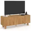 Image de Meuble tv 140 cm archie 4 portes design arche effet bois