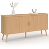 Image de Buffet 160 Cm Romie Xxl Effet Lattes 2 Portes Coulissantes