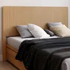 Image de IDMARKET Tête de lit sur pied JULIETTE 160 cm effet lattes tasseau bois