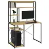 Image de Bureau avec étagères de rangement detroit design industriel