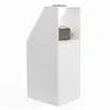 Image de Armoire sous pente 1 porte et 1 niche tomi 40 x 50 x 110-70 cm blanc