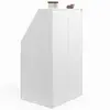 Image de Armoire Sous Pente 2 Portes Tomi 60 X 50 X 110/70 Cm Blanc