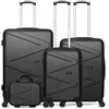 Image de Set de 4 Valises AMAZONE-C - noir - WAVE PARIS