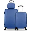 Image de Lot de 3 - Valise weekend valise cabine et vanity LANZAROTE - bleu - HERO