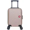 Image de Valise Cabine XXS SPIEZ 4 Roues - rose - SWISS KOPPER 46x32x20cm
