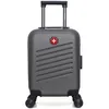 Image de Valise Cabine XXS ZURICH 4 Roues - gris - SWISS KOPPER 46x32x20cm