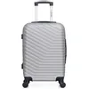 Image de Valise Cabine LENA 55 cm 4 Roues - gris - WAVE PARIS 55x35x21cm