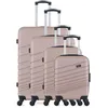 Image de Set de 4 Valises Rigides TIGRE-M - rose - WAVE PARIS