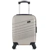 Image de Valise Cabine XXS TIGRE 4 Roues - beige - WAVE PARIS 46x32x20cm
