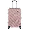 Image de Valise Weekend CITE 4 Roues - rose - BLUESTAR 65x41x26cm