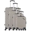 Image de Set de 4 Valises CITE-M 75 cm 4 Roues - BEIGE - BLUESTAR