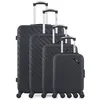 Image de Set de 4 Valises CITE-M 75 cm 4 Roues - NOIR - BLUESTAR