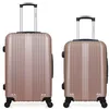 Image de Lot de 2 - Valise weekend et valise cabine LIPARI - rose - HERO
