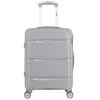 Image de Valise Cabine CENTAURE 55 cm 4 Roues - gris - OBAGO 55x37x21cm