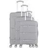 Image de Set de 3 Valises CENTAURE 75 cm 4 Roues - gris - OBAGO