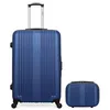 Image de LOT DE 2 - Valises grand format et vanity LIPARI - bleu - HERO