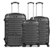 Image de Set de 4 valises - BLUESTAR - LIMA-C - 4 roues - Gris foncé