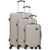 Image de SET DE 3 ABS LONDON 4 Roues - BEIGE - BLUESTAR
