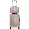 Image de Set de 2 valises - WAVE PARIS - VOLGA-H - 4 roues - Rose doré