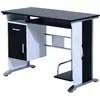 Image de Bureau informatique design en mdf 100 l x 52 i x 75h cm noir et blanc