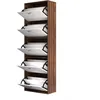 Image de Armoire À Chaussures Bicolore Blanc Marron