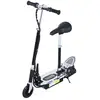 Image de Trottinette électrique 120 w pliable pour enfant de 7 à 12 ans hauteur guidon et selle réglable 10 kmh max. Noir