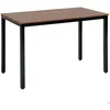Image de bureau informatique HOMCOM Bois 120x60x74cm Marron