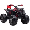 Image de Voiture 4x4 Quad Buggy électrique Enfant HOMCOM 12 V 8 Km/h Max. Effets Lumineux sonores Selle avec Dossier Porte-Bagage Avant