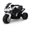 Image de Moto électrique pour enfants 3 roues 6 v 2,5 kmh effets lumineux et sonores noir bmw s1000 rr