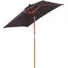 Image de Parasol Rectangulaire Inclinable Dim. 2l X 1,5l X 2,3h M