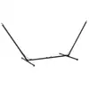 Image de Support pied de hamac réglable structure robuste métal époxy noir dim. 3,08-3,80l x 1,08l x 1,20h m