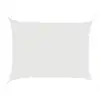 Image de Voile d'ombrage rectangulaire 6l x 4l m polyester imperméabilisé haute densité 160 g/m² crème