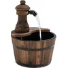 Image de Fontaine De Jardin Tonneau Pompe Incluse