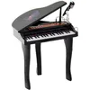 Image de Piano à queue électronique - HOMCOM - 37 touches micro LED enregistrement jouet musique - PP - noir
